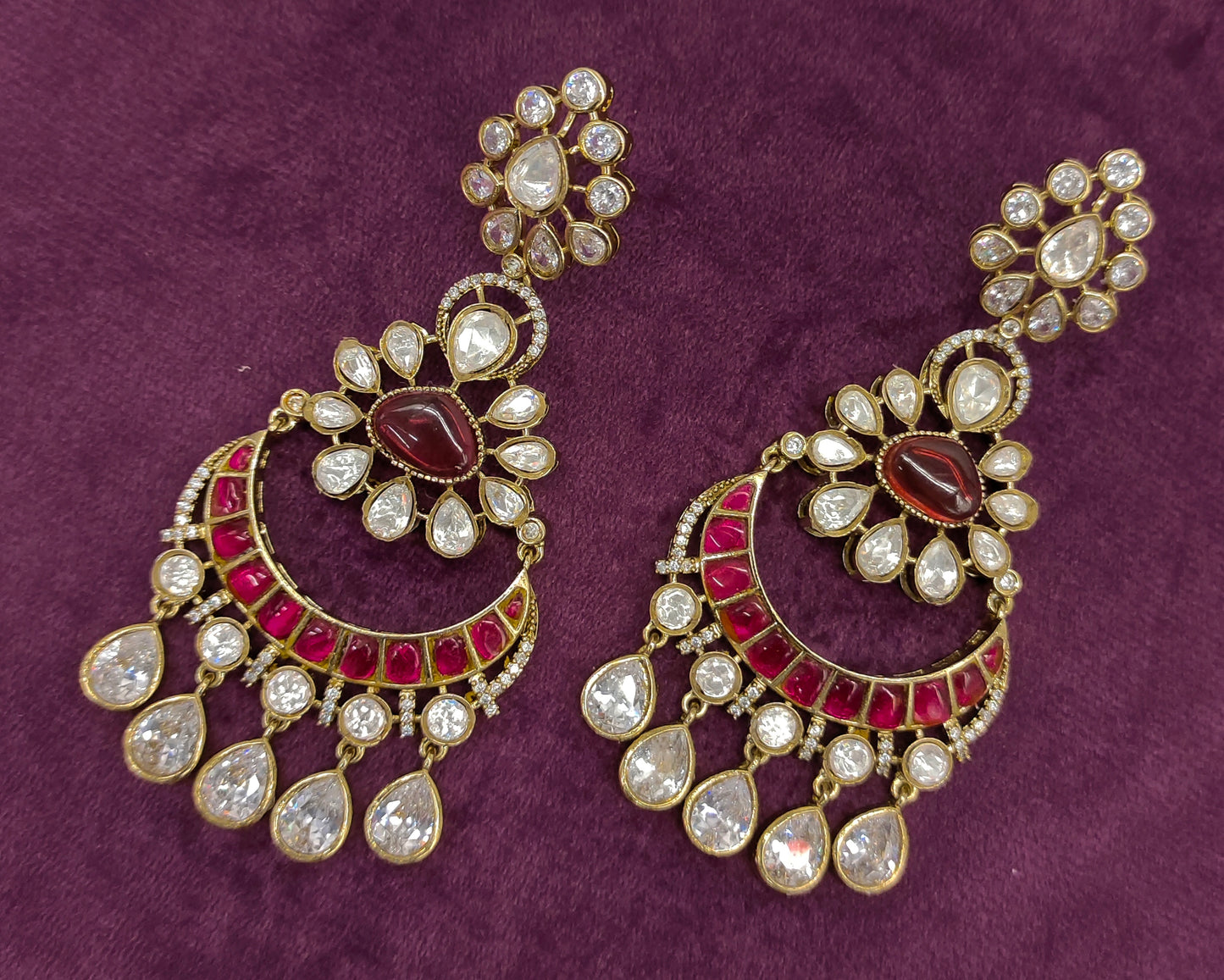 VICTORIAN MOISSANITE EARINGS
