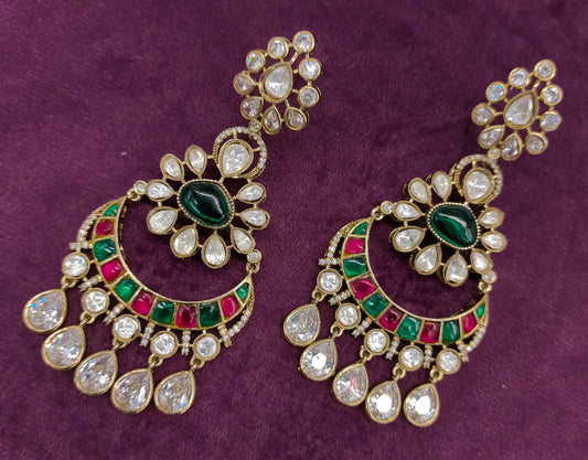 VICTORIAN MOISSANITE EARINGS