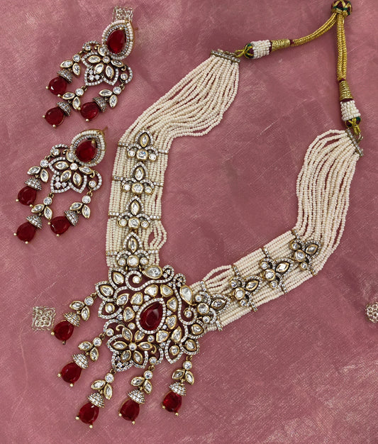 VICTORIAN MOISSANITE MOTI CHOCKER