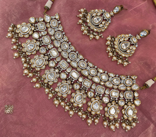HEAVY VICTORIAN MOISSANITE CHOCKER