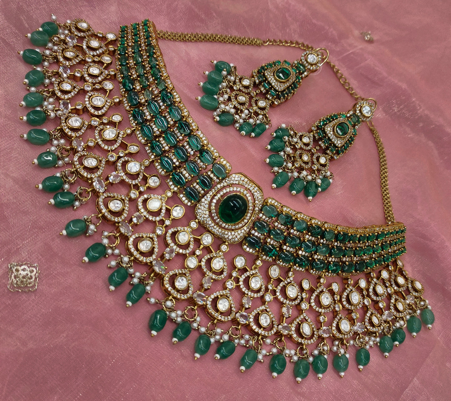 HEAVY VICTORIAN MOISSANITE CHOCKER