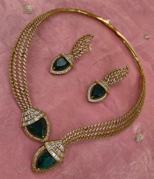 DESIGNER VICTORIAN MOISSANITE NECKSET
