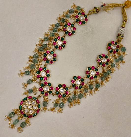 FLOWER JADAU NECKSET