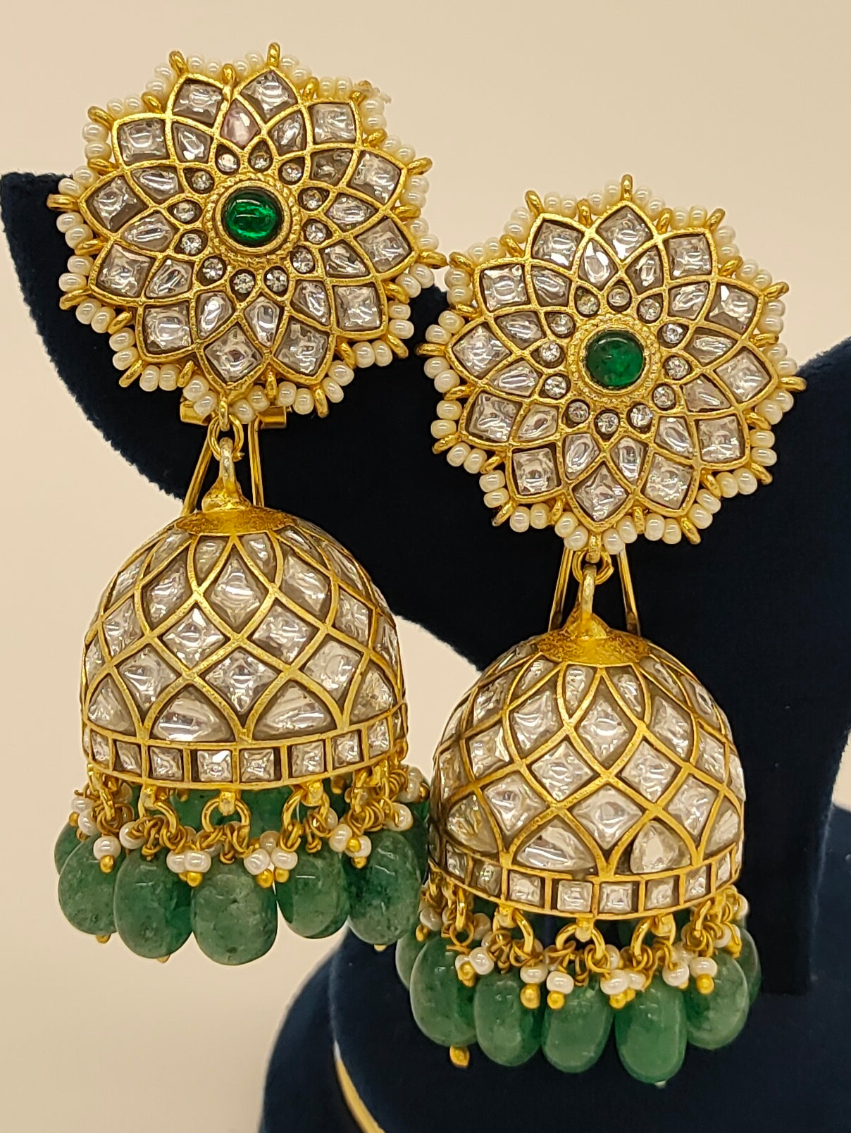 HEAVY JADAU KUNDAN JUMKA