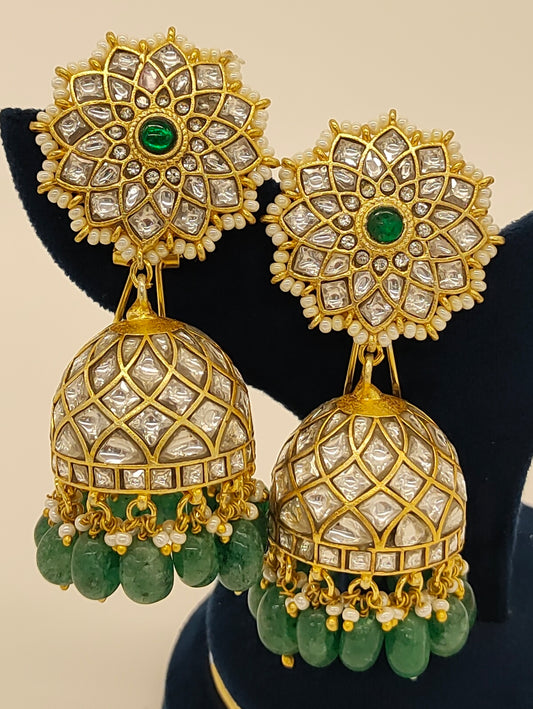 HEAVY JADAU KUNDAN JUMKA