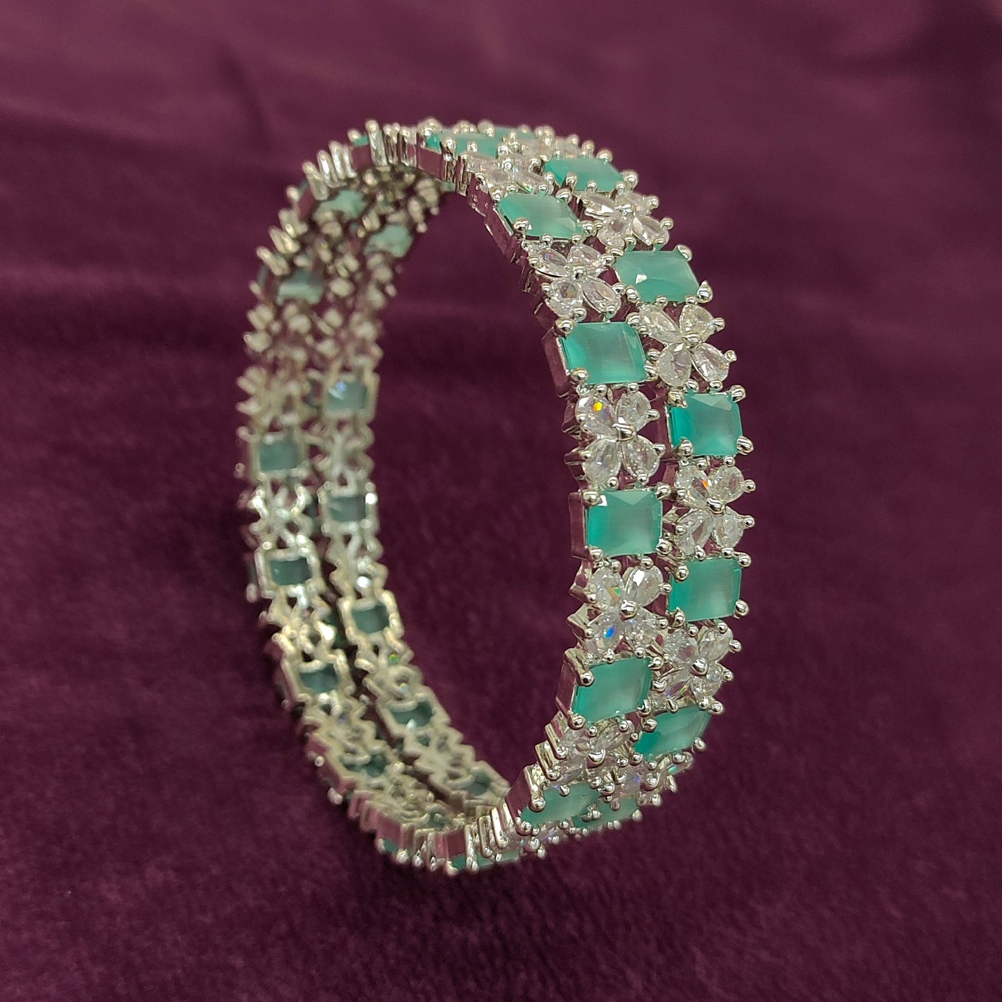 SILVER BANGLES