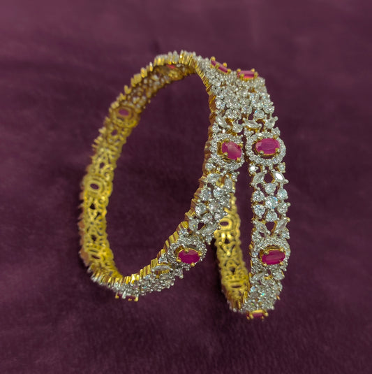 G.J SILVER BANGLES