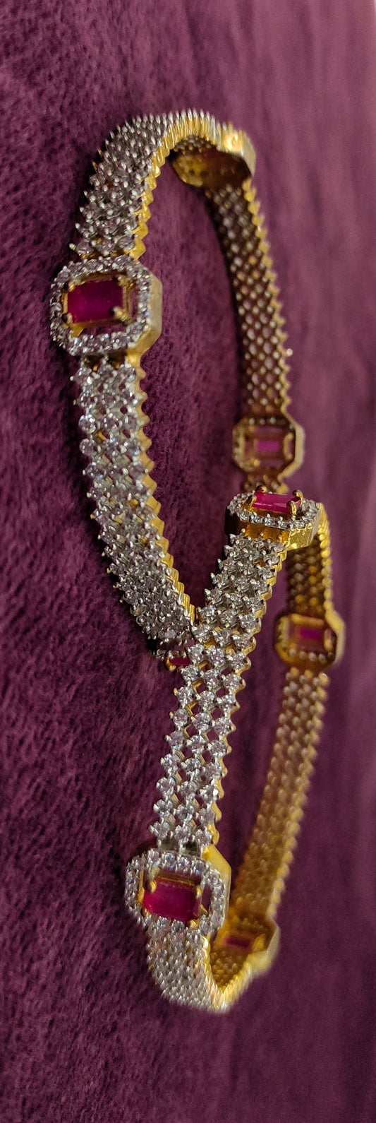 G.J SILVER BANGLES