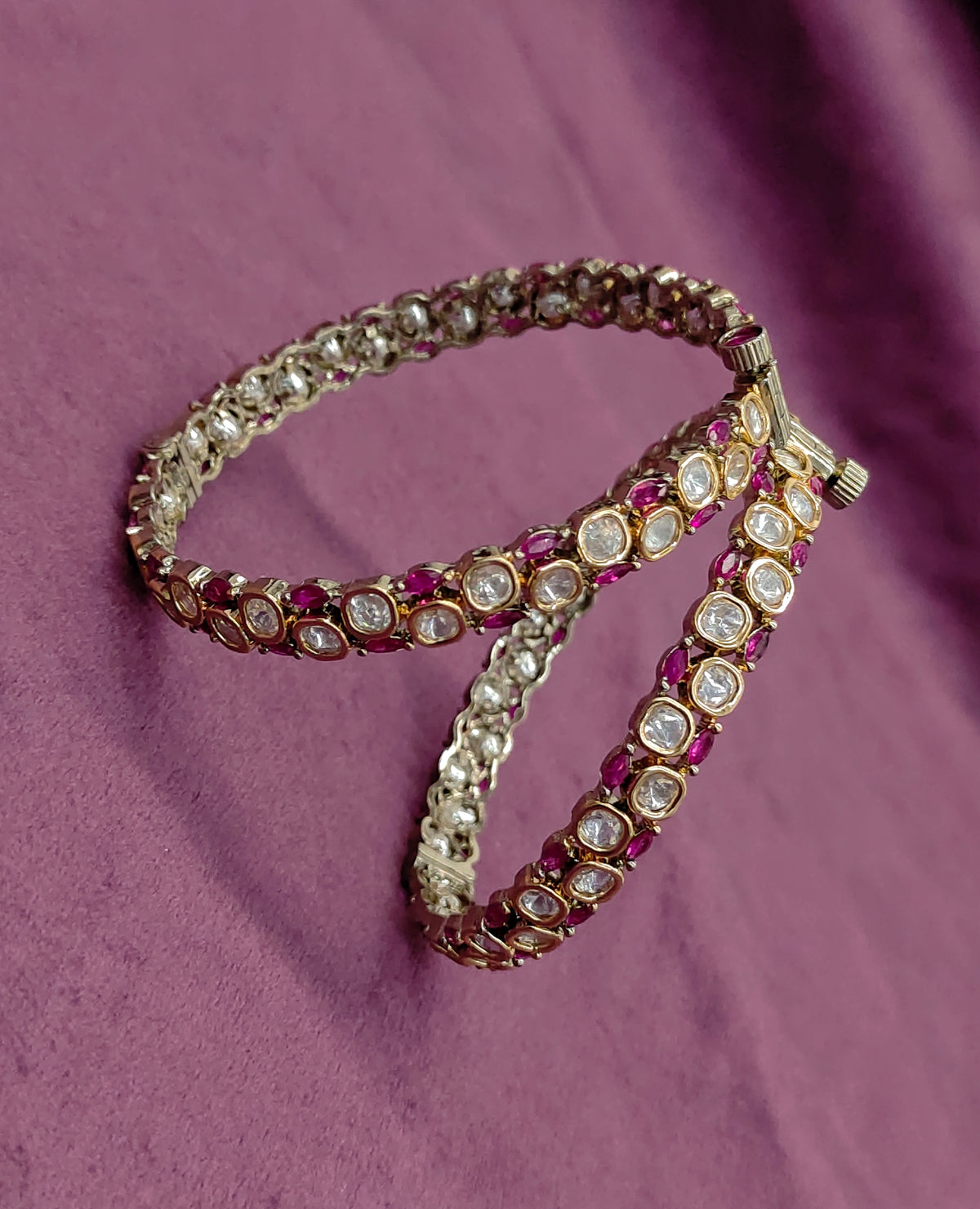 VICTORIAN MOISSANITE BANGLES