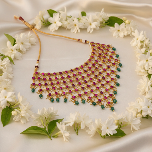 Jadau Jali Choker - Festive Shot