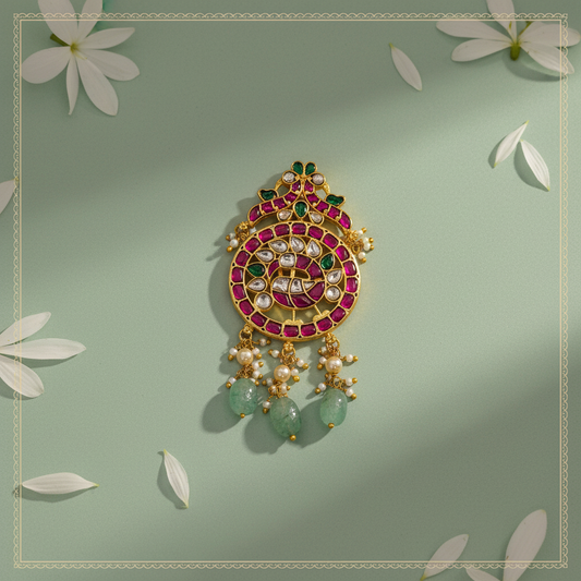 Jadau Pendant — Luxury Editorial