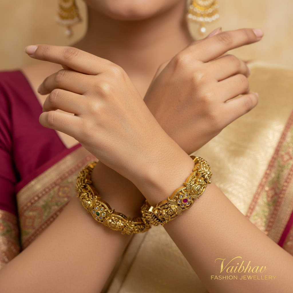 Nakshi Bangles - Hands Only Shot